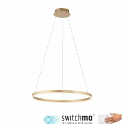 Luminaires Leuchten Direkt Suspension Leuchten-Direkt RITUS LED Laiton, 1 lumière* Éclairage Led