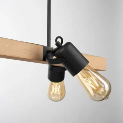 Lampes Vintages & Rétros-Luminaires Leuchten Direkt Suspension Leuchten-Direkt CANOP Écru, Noir, 4 lumières