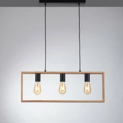 Lampes Vintages & Rétros-Luminaires Leuchten Direkt Suspension Leuchten-Direkt FRANKY Noir, 3 lumières