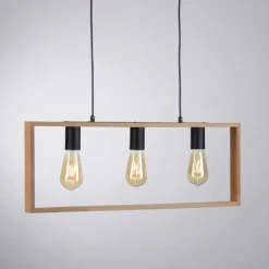Lampes Vintages & Rétros-Luminaires Leuchten Direkt Suspension Leuchten-Direkt FRANKY Noir, 3 lumières
