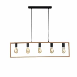 Lampes Vintages & Rétros-Luminaires Leuchten Direkt Suspension Leuchten-Direkt FRANKY Noir, 5 lumières