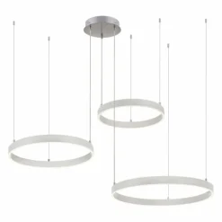 Luminaires Leuchten Direkt Suspension Leuchten-Direkt LILLUTI LED Argenté, 2 lumières, Télécommandes* Éclairage Led
