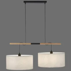 Luminaires Scandinaves-Luminaires Leuchten Direkt Suspension Leuchten-Direkt GREEN SOFIE Écru, Noir, 2 lumières