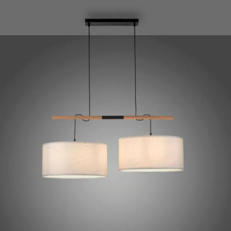 Luminaires Scandinaves-Luminaires Leuchten Direkt Suspension Leuchten-Direkt GREEN SOFIE Écru, Noir, 2 lumières