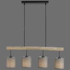 Luminaires Scandinaves-Luminaires Leuchten Direkt Suspension Leuchten-Direkt GREEN TRIBU Écru, Noir, 4 lumières