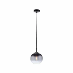 Suspension Verre Fumé-Luminaires Leuchten Direkt Suspension Leuchten-Direkt ZEA Noir, 1 lumière