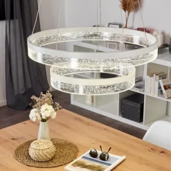 hofstein Suspension Lezha LED Blanc, 2 lumières