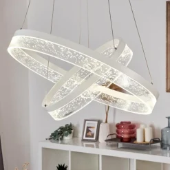 hofstein Suspension Lezha LED Blanc, 2 lumières
