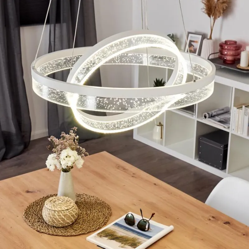 hofstein Suspension Lezha LED Blanc, 2 lumières