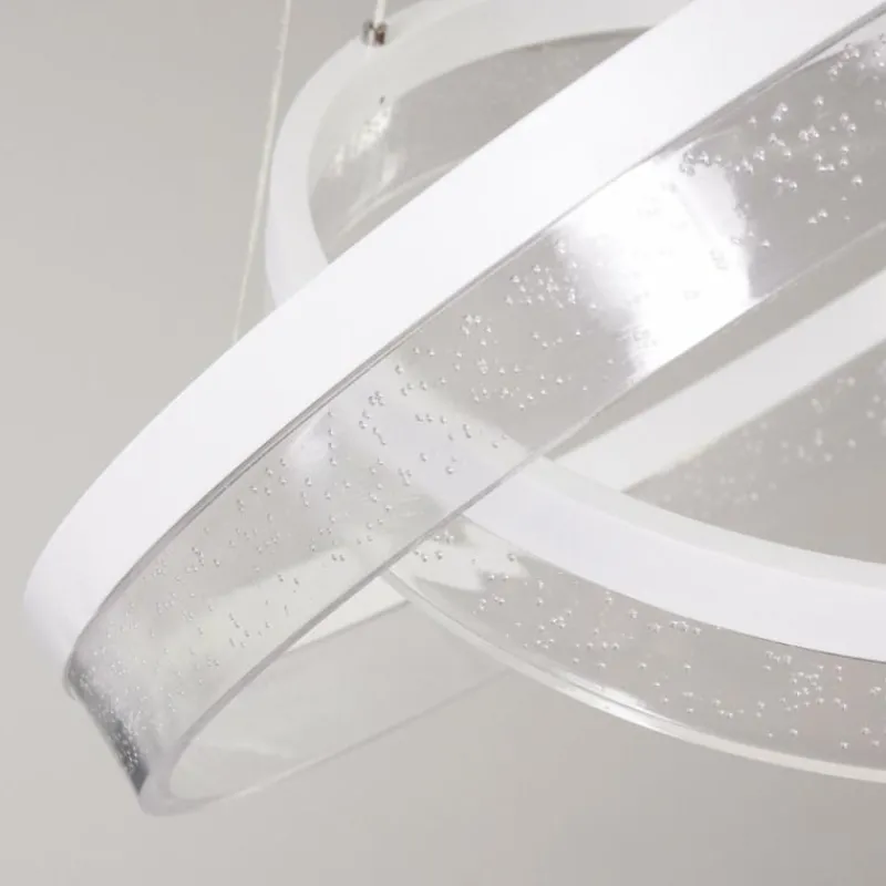 hofstein Suspension Lezha LED Blanc, 2 lumières