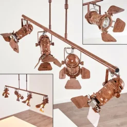 hofstein Suspension Lichinga Rouille, 4 lumières* Suspensions