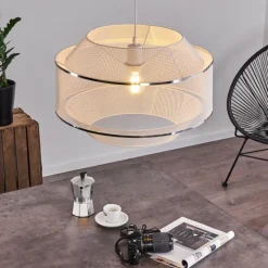 hofstein Suspension Limassol Blanc, 1 lumière