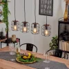 Lampes Industrielles-hofstein Suspension Loedingen Brun, Noir, 4 lumières