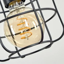 Lampes Industrielles-hofstein Suspension Loedingen Brun, Noir, 4 lumières