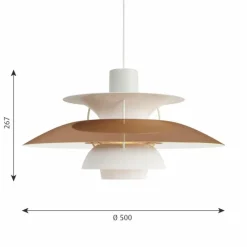 Luminaires Scandinaves-Luminaires Louis Poulsen Suspension Louis Poulsen Blanc, 1 lumière