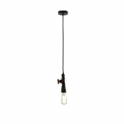 Lampes Industrielles-Luce Design Suspension AMACORD Brun, 1 lumière