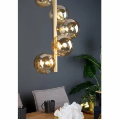 Luce Design Suspension NEPTUN Laiton, 5 lumières