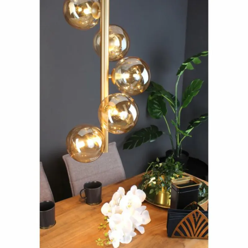 Luce Design Suspension NEPTUN Laiton, 5 lumières