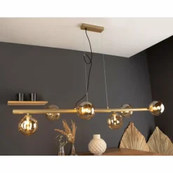 Luce Design Suspension NEPTUN Laiton, 6 lumières