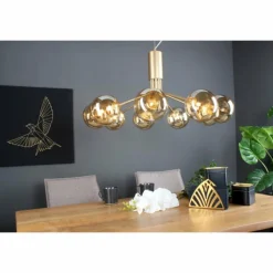 Luce Design Suspension NEPTUN Laiton, 9 lumières