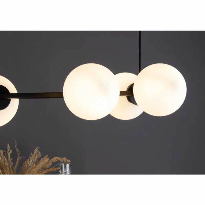 Luce Design Suspension PLUTO Noir, 6 lumières
