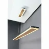 Lampes Dorées-Luce Design Suspension Solaris LED Or, Noir, 1 lumière