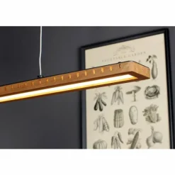 Lampes En Bois-Luce Design Suspension Luce-Design SOLARIS LED Écru, Noir, 1 lumière
