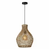 Style Boho-Chic-Luminaires Lucide Suspension Lucide ALBAN Noir, 1 lumière