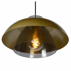 Lampes Dorées-Luminaires Lucide Suspension Lucide AVONMORE Or, Laiton, 1 lumière