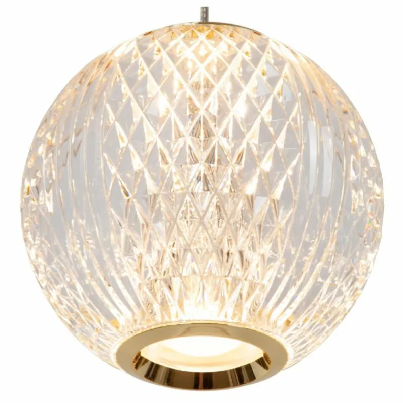 Luminaires Lucide Suspension Lucide CINTRA LED Or, 1 lumière