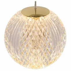 Luminaires Lucide Suspension Lucide CINTRA LED Or, 1 lumière