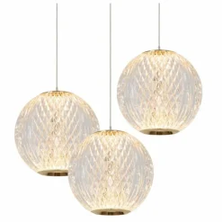 Luminaires Lucide Suspension Lucide CINTRA LED Or, 3 lumières