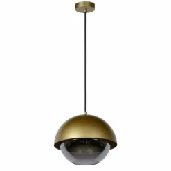 Lampes Dorées-Luminaires Lucide Suspension Lucide COOPER Or, Laiton, 1 lumière