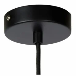 Suspension Verre Fumé-Luminaires Lucide Suspension Lucide COOPER Noir, 1 lumière