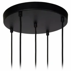 Lampes Dorées-Luminaires Lucide Suspension Lucide CORALIE Noir, 5 lumières