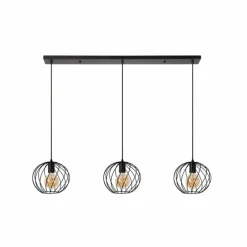 Luminaires Lucide Suspension Lucide DANZA Noir, 3 lumières* Suspensions