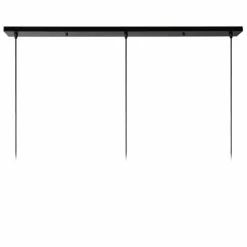 Lampes Vintages & Rétros-Luminaires Lucide Suspension Lucide DIKRA Noir, 3 lumières