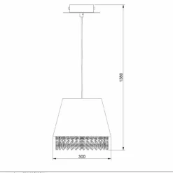 Luminaires Lucide Suspension Lucide DOLTI Brun, 1 lumière