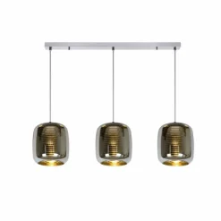 Luminaires Lucide Suspension Lucide ERYN Chrome, 3 lumières