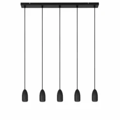 Luminaires Lucide Suspension Lucide EVORA Noir, 5 lumières* Suspensions