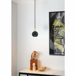 Lampes Dorées-Luminaires Lucide Suspension Lucide FAVORI Noir, 1 lumière