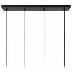 Luminaires Lucide Suspension Lucide FAVORI Noir, 4 lumières* Suspensions