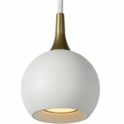 Lampes Dorées-Luminaires Lucide Suspension Lucide FAVORI Blanc, 4 lumières