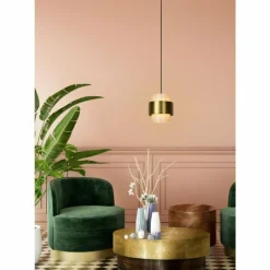 Luminaires Lucide Suspension Lucide FIRMIN Laiton, 1 lumière