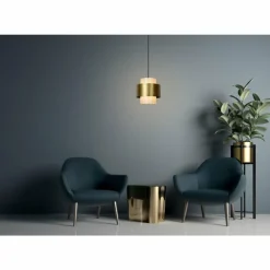 Luminaires Lucide Suspension Lucide FIRMIN Laiton, 1 lumière