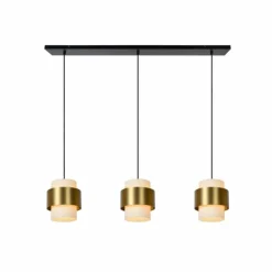 Luminaires Lucide Suspension Lucide FIRMIN Noir, 3 lumières