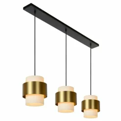 Luminaires Lucide Suspension Lucide FIRMIN Noir, 3 lumières