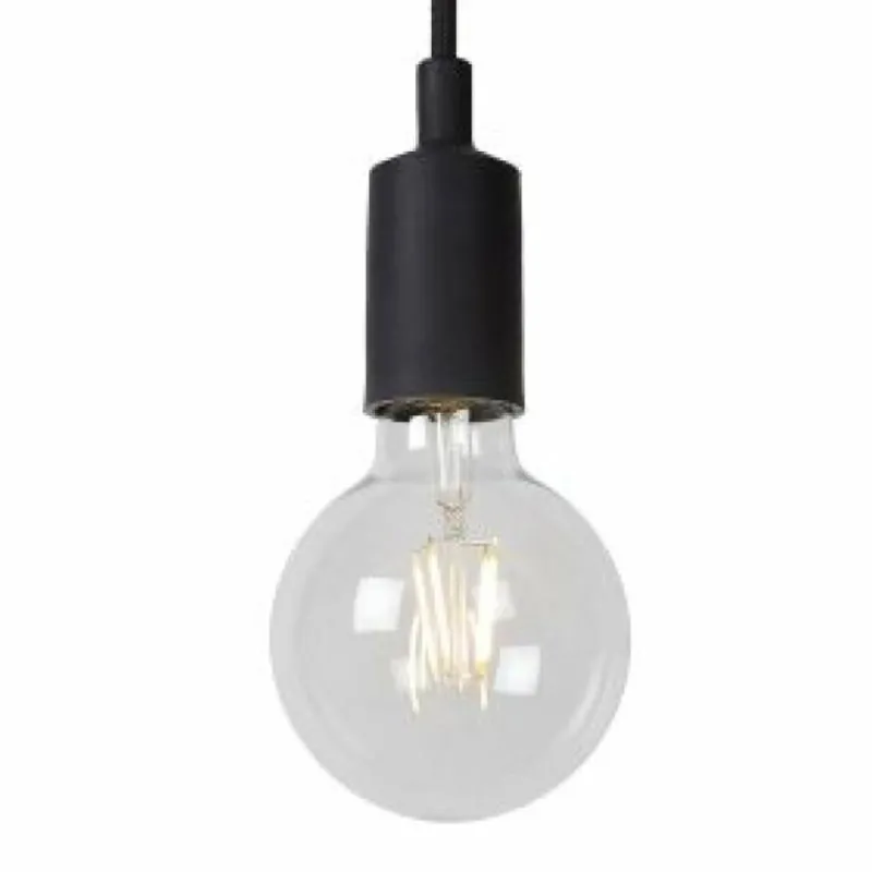Lampes Vintages & Rétros-Luminaires Lucide Suspension Lucide FIX MULTIPLE Noir, 3 lumières