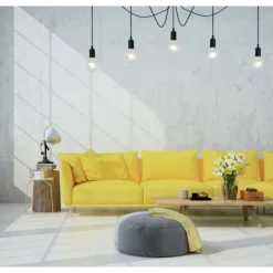 Lampes Vintages & Rétros-Luminaires Lucide Suspension Lucide FIX MULTIPLE Noir, 5 lumières