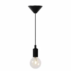 Luminaires Scandinaves-Luminaires Lucide Suspension Lucide FIX Noir, 1 lumière